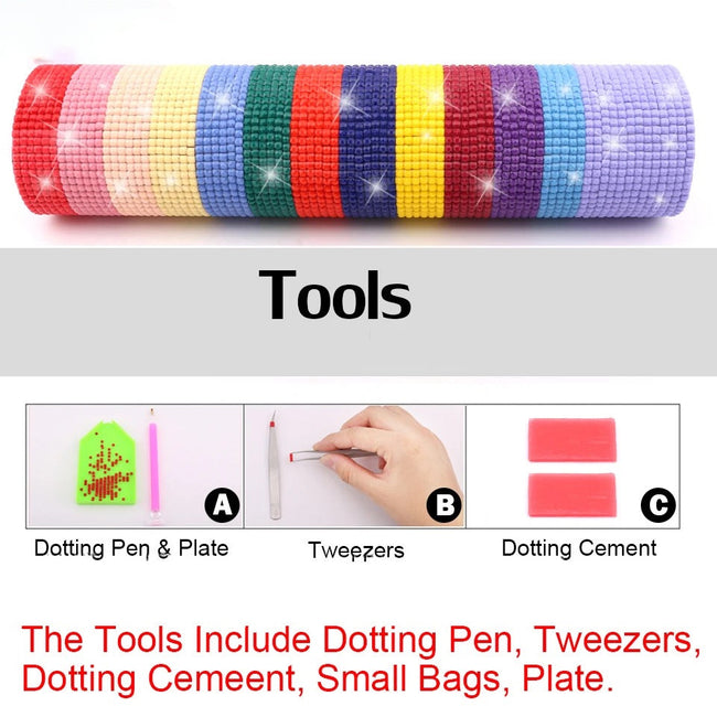 DIY Colourful Woman AB Drill Diamond Art Painting Art Kit