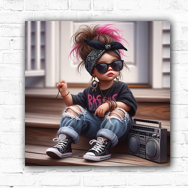 DIY Little Fashionista Diamond Art Painting Art Kit