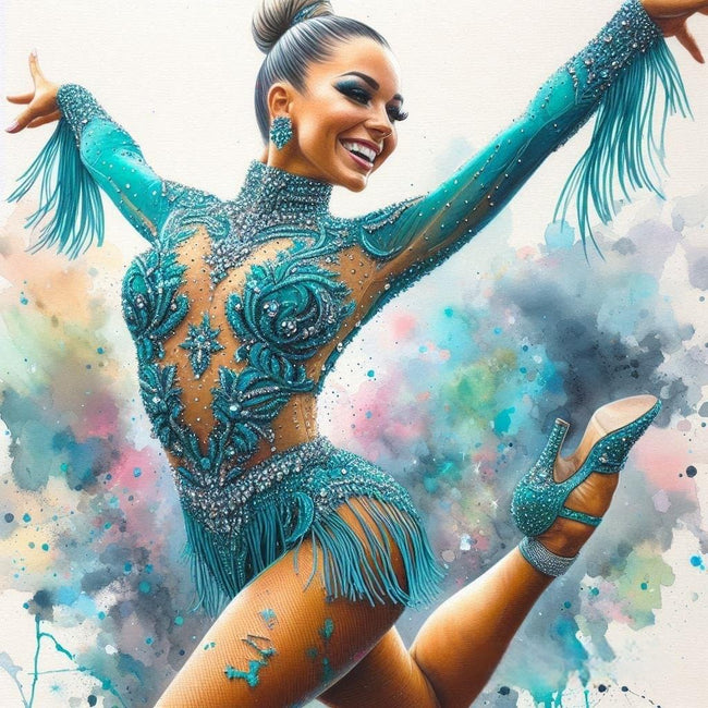 DIY Dancer Paint By Numbers Oil Painting