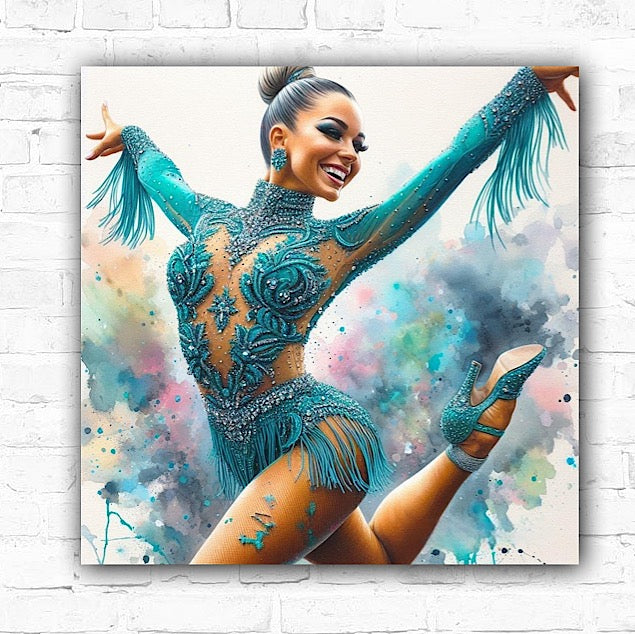 DIY Dancer Paint By Numbers Oil Painting