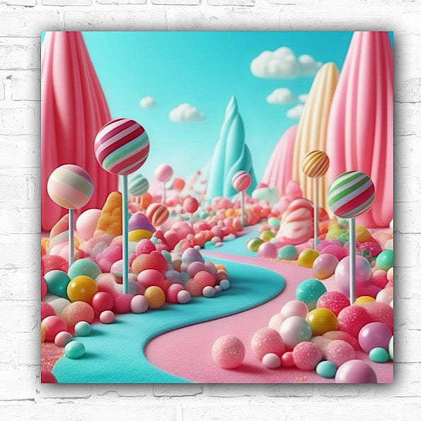 DIY Candy Lane Diamond Art Painting Art Kit