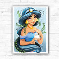 DIY Jasmine Oil Painting By Numbers Princess
