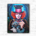 DIY Mad Hatter Painting By Numbers Oil Art