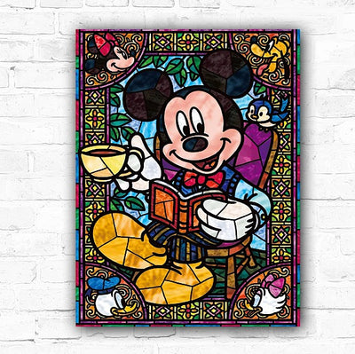 DIY Mickey Mouse Cartoon Mosaic 5D Diamond Art Painting 30x40cm