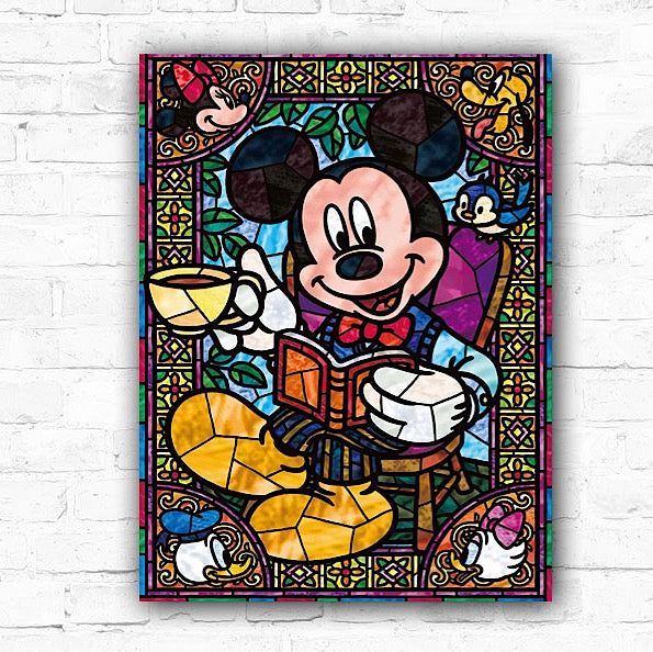 DIY Mickey Mouse Cartoon Mosaic 5D Diamond Art Painting 30x40cm
