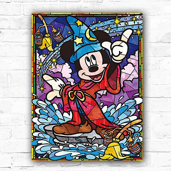 DIY Mickey Mouse Cartoon Mosaic 5D Diamond Art Painting 30x40cm