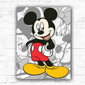 DIY Mickey Mouse Painting By Numbers Oil Art