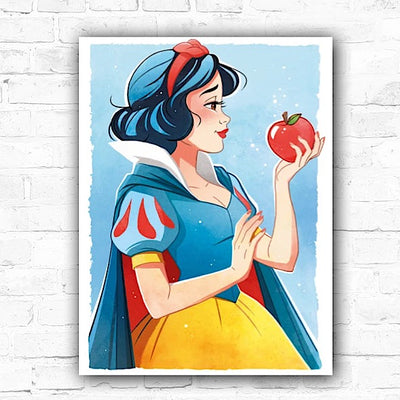 DIY Snow White Oil Painting By Numbers Princess