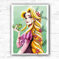 DIY Tangled Oil Painting By Numbers Princess