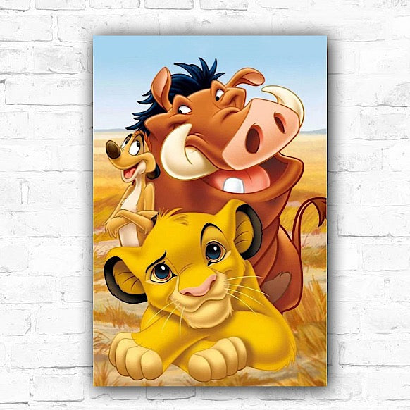 DIY The Lion King Painting By Numbers Oil Art