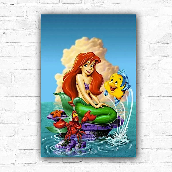 DIY The Little Mermaid Diamond Art Painting 5D