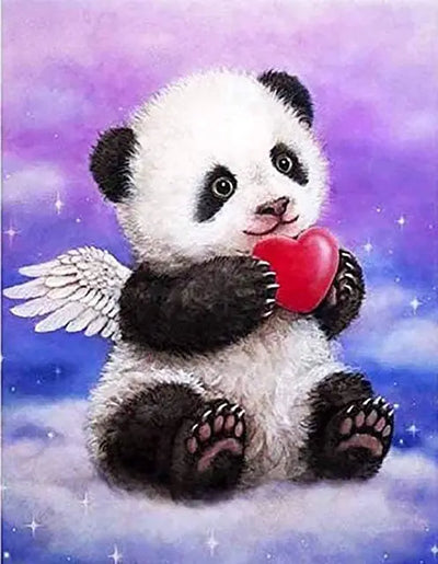 DIY Panda Bear 5D Diamond Art Painting 30x40cm - Creative Serenity