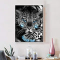 5D Leopard DIY Diamond Art Painting Animals 30x40cm - Creative Serenity