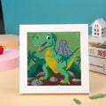 DIY Kids Dinosaur Diamond Art Painting 15x15cm - Creative Serenity