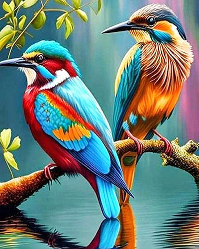Large Birds DIY Animal Diamond Art Painting - Creative Serenity