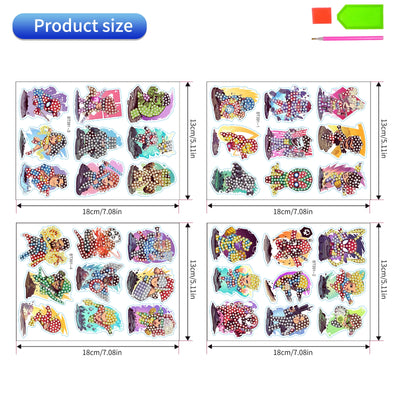DIY Kids Halloween Diamond Art Stickers - Creative Serenity