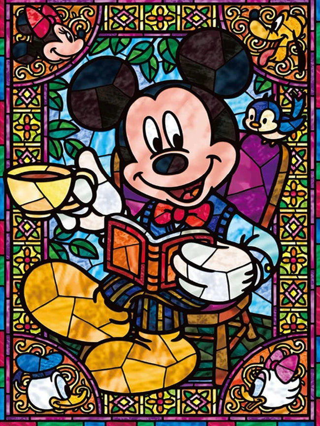 DIY Mickey Mouse Cartoon Mosaic 5D Diamond Art Painting 30x40cm - Creative Serenity