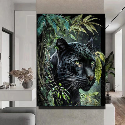 Large Panther DIY Animal Diamond Art Painting - Creative Serenity