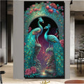 DIY Green Peacock Large Diamond Art Painting - Creative Serenity