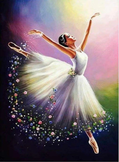 DIY Ballerina 5D Diamond Art Painting 30x40cm - Creative Serenity