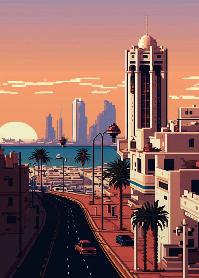 DIY Manama Pixel 5D Diamond Art Painting - Creative Serenity