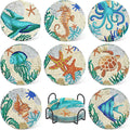 8 Pack - DIY Sea Diamond Art Coasters - Creative Serenity