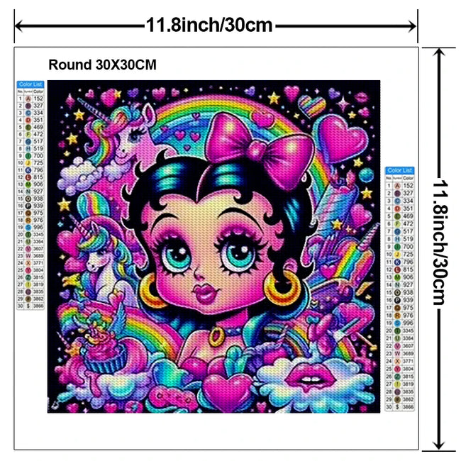 DIY Betty Boop Diamond Art Painting - Creative Serenity