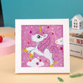 DIY Kids Unicorn Diamond Art Painting 15x15cm - Creative Serenity