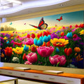 Large Butterflies Flowers 5D DIY Diamond Art Painting - Creative Serenity