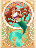 Ariel 5D Diamond Painting Princess 30x40cm - Creative Serenity