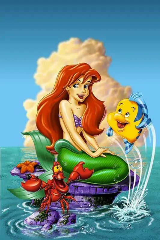 DIY The Little Mermaid Diamond Art Painting 5D - Creative Serenity