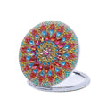 DIY Mandala Diamond Art Compact Mirror - Creative Serenity