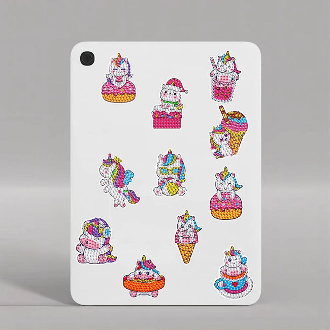Kids Unicorn DIY Diamond Art Animal Stickers - Creative Serenity