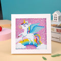 DIY Kids Unicorn Diamond Art Painting 15x15cm - Creative Serenity