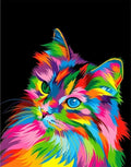 DIY Rainbow Cat Diamond Art Painting Animals - Creative Serenity