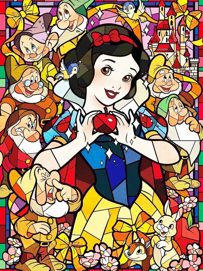 5D Snow White Diamond Mosaic Diamond Art Princess 30x40cm - Creative Serenity