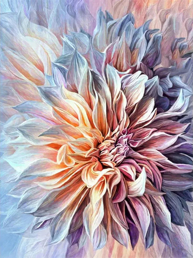 DIY Flowers 5D Diamond Art Painting 30x40cm - Creative Serenity