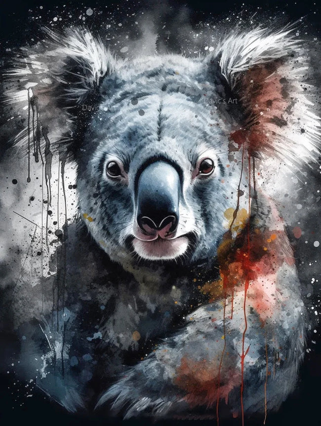 5D Koala Bear DIY Diamond Art Painting Animals 30x40cm - Creative Serenity
