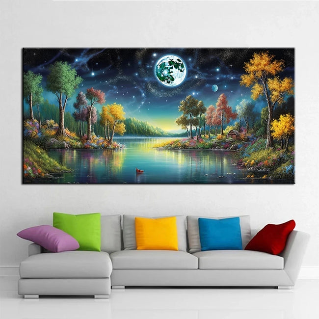 Large Landscape 5D DIY Diamond Art Embroidery Scenery - Creative Serenity