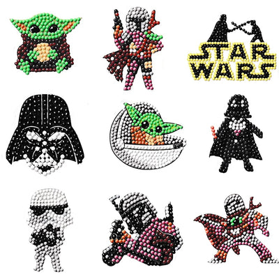 DIY Kids Star Wars Diamond Art Stickers - Creative Serenity