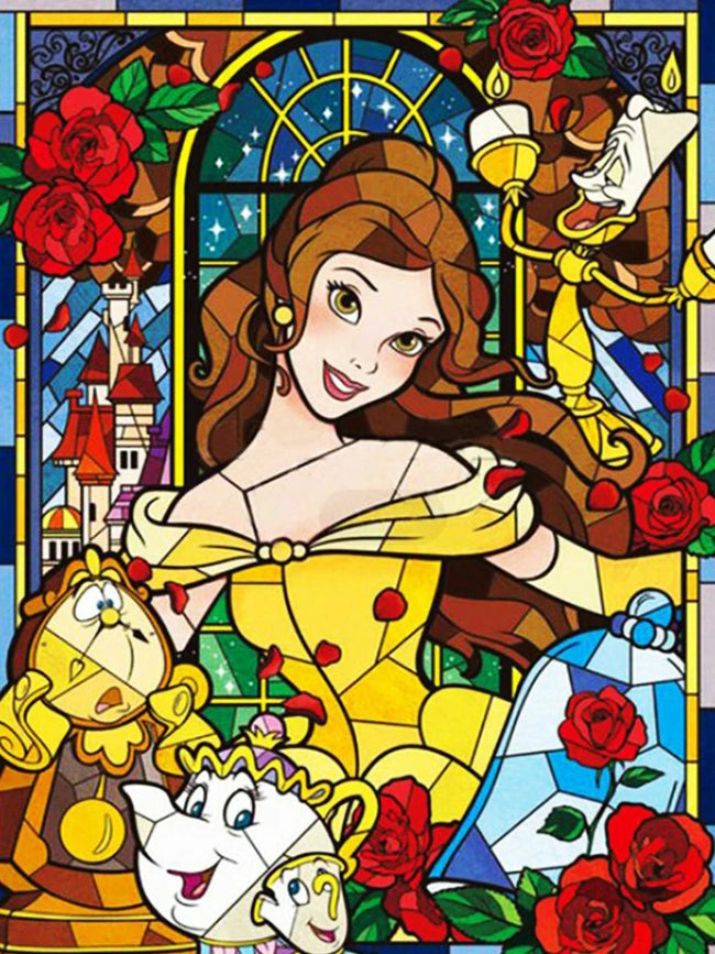5D Belle Diamond Mosaic Diamond Art Princess 30x40cm - Creative Serenity