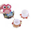 DIY Kids Owl Diamond Art Coasters - 10 Pack - Creative Serenity