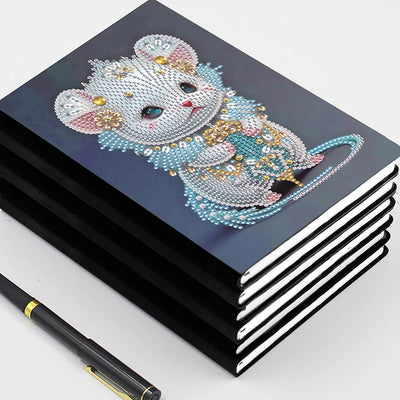 DIY Animal Diamond Art Notepad - Creative Serenity