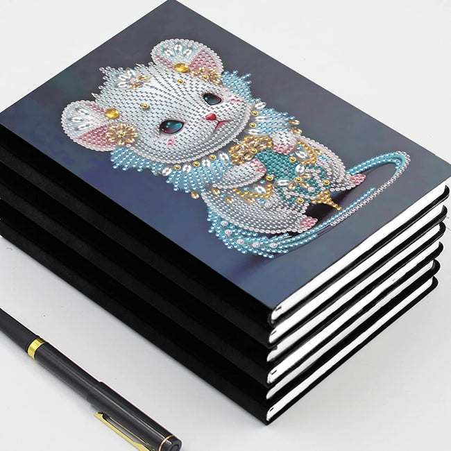 DIY Animal Diamond Art Notepad - Creative Serenity