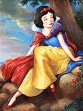 DIY Snow White Painting By Numbers Oil Art - Creative Serenity