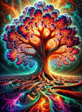DIY Psychedelic Tree 5D Diamond Art Painting - Creative Serenity