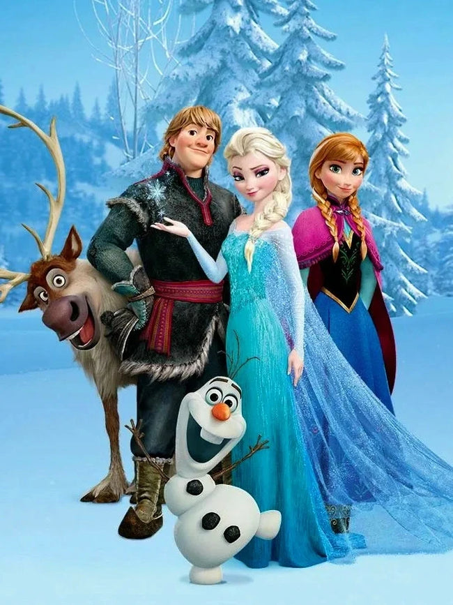 5D Frozen DIY Diamond Painting 30x40cm - Creative Serenity