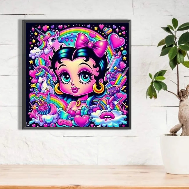 DIY Betty Boop Diamond Art Painting - Creative Serenity