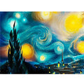 5D Starry Night Van Gogh Diamond Art Painting - Creative Serenity