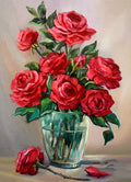 DIY Roses Flowers 5D Diamond Art Painting 30x40cm - Creative Serenity